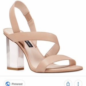 nine west clear shoes
